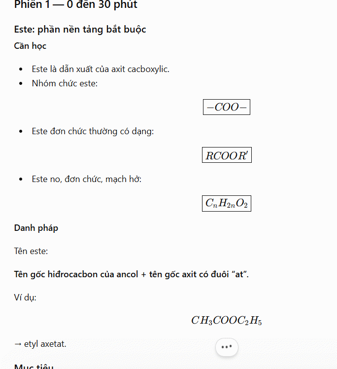 ChatGPT /cram [chủ đề] - ôn tập cấp tốc