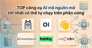 TOP ứng dụng AI mã nguồn mở đáng thử nhất