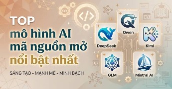 TOP mô hình AI mã nguồn mở nổi bật nhất