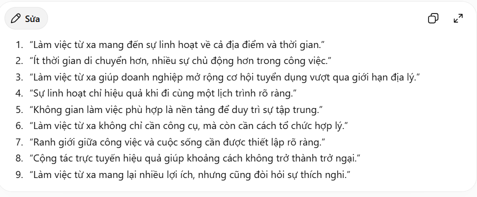 Chuyển nội dung thành các câu trích dẫn nổi bật