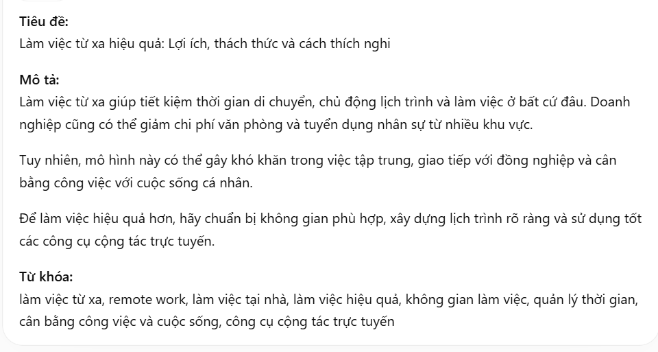 Chuyển nội dung thành nội dung Pinterest