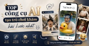 TOP công cụ AI tạo trò chơi khăm hài hước nhất