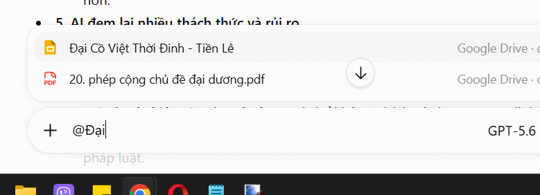 Tìm Google Slides trong ChatGPT