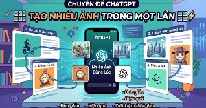 Cách “ép” ChatGPT tạo nhiều ảnh trong một lần