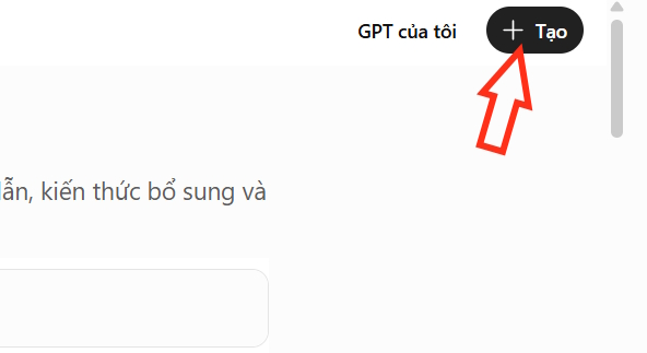 Tạo GPT trên ChatGPT