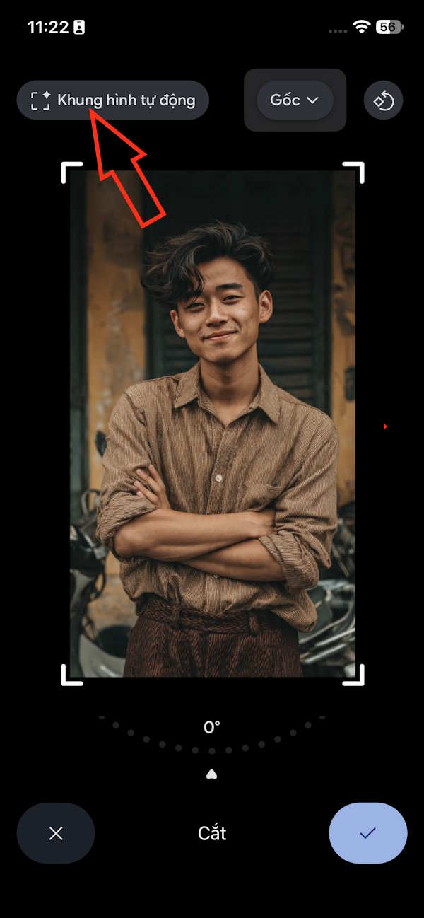 Khung hình tự động trên Google Photos