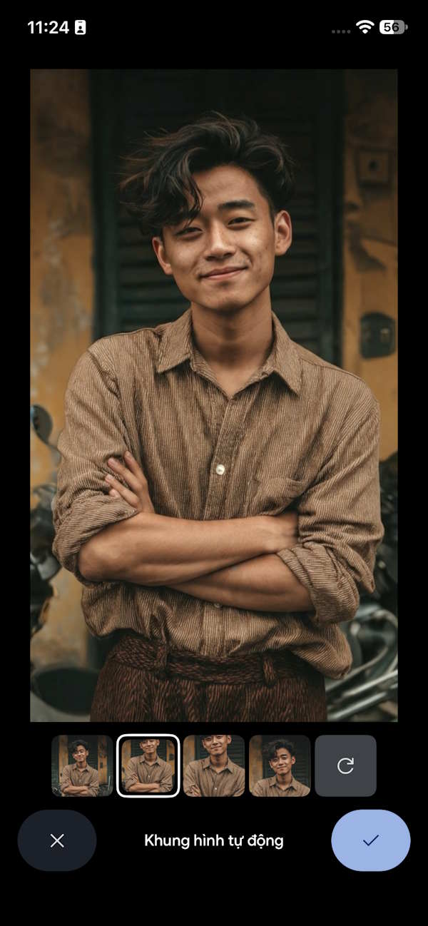 Căn chỉnh ảnh tự động