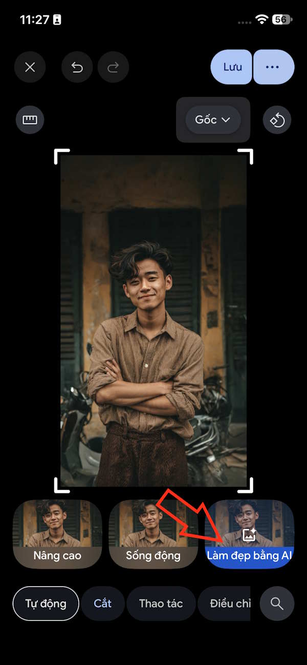 Làm đẹp ảnh tự động trên Google Photos