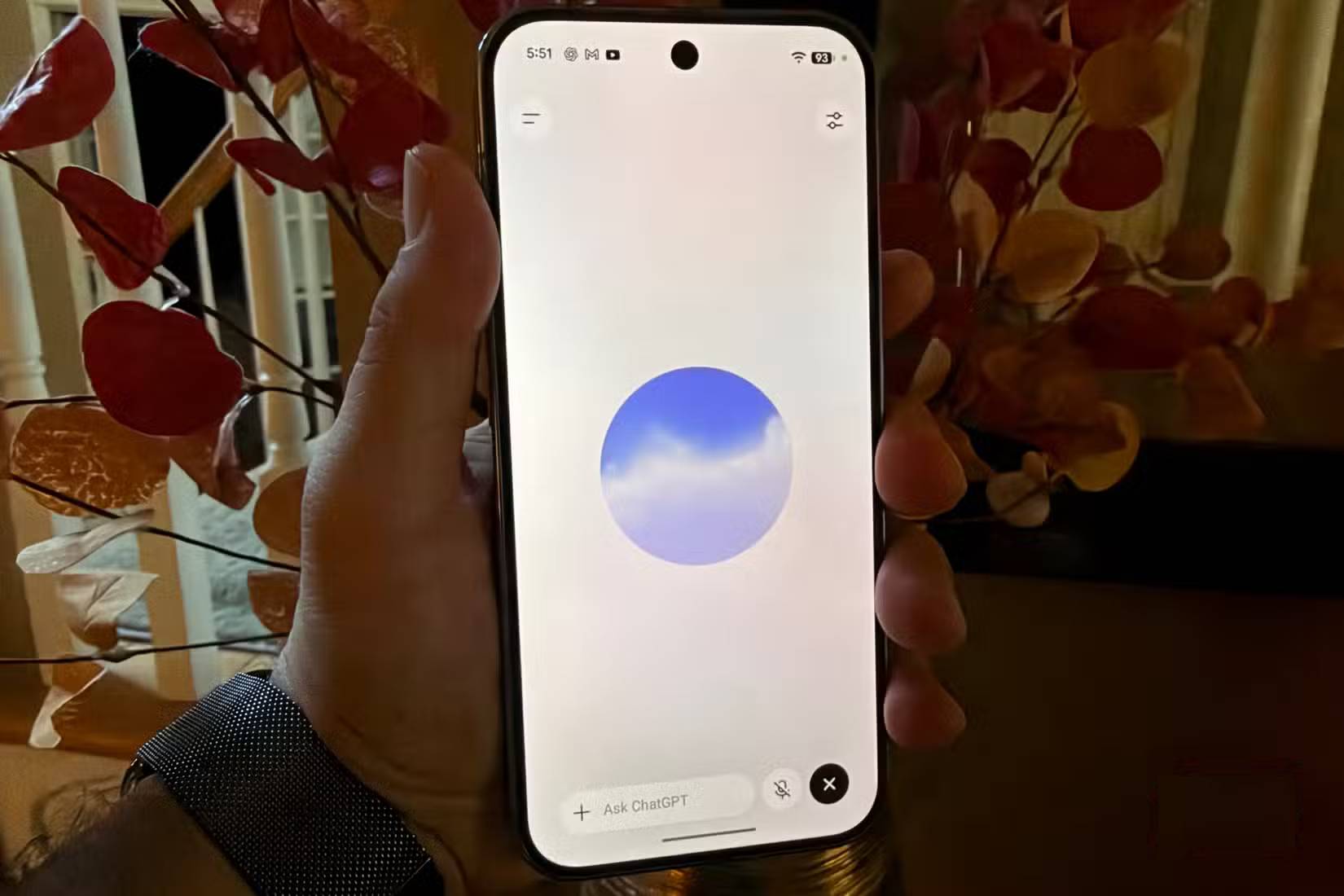 Tính năng giọng nói của ChatGPT trên Pixel 10 Pro
