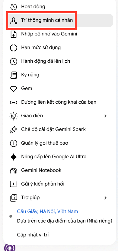 Trí thông minh cá nhân