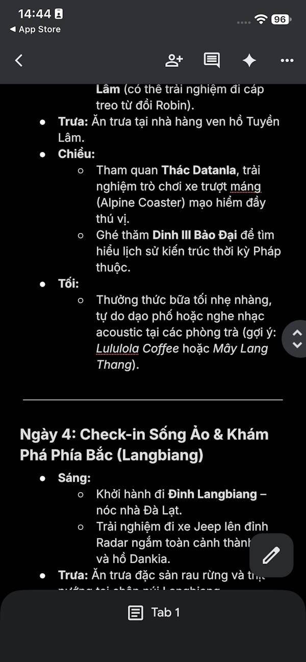 Google Docs Live tạo văn bản