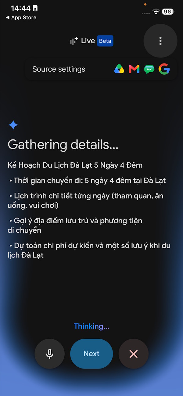 Nói ý tưởng tạo văn bản