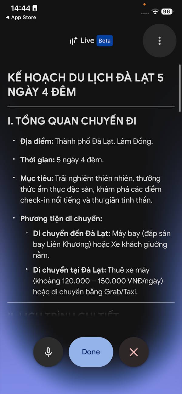 Triển khai ý tưởng tạo văn bản