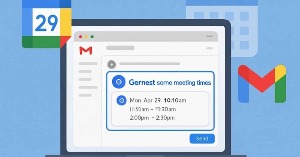 Cách gợi ý lịch hẹn bằng Gemini trong Gmail