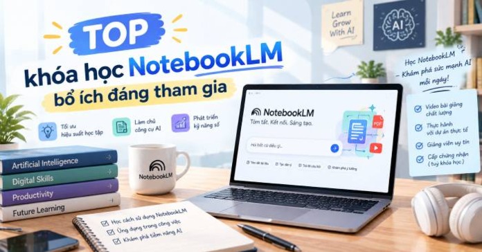 TOP khóa học NotebookLM bổ ích đáng tham gia