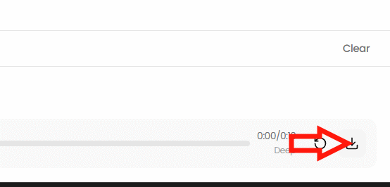 AI Voice Generator tải file âm thanh