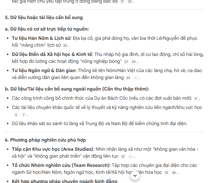 Prompt xây dựng kế hoạch nghiên cứu tiếp theo