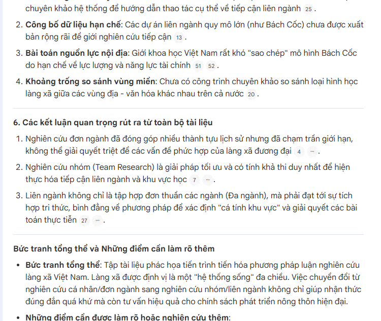 Nội dung tổng hợp và so sánh nhiều tài liệu