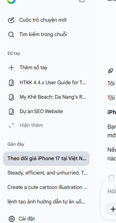 Theo dõi Google AI Agent