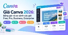 So sánh các gói Canva - Nên lựa chọn gói nào?