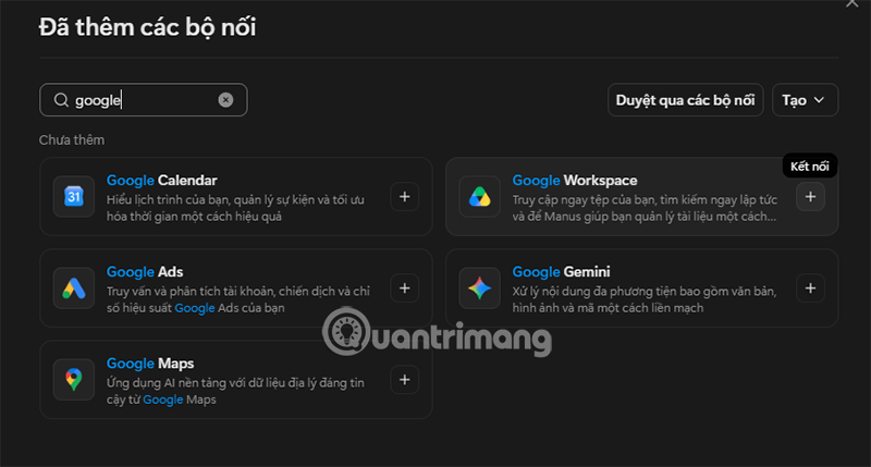 tao noi dung tu dong voi manus