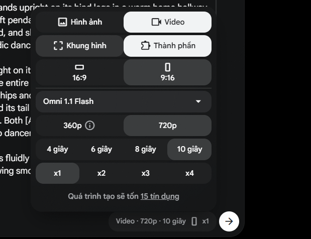 Làm video với 10 giây đầu