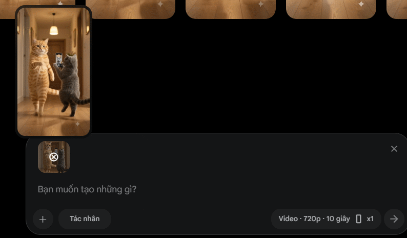 Dùng khung hình video đầu cho video thứ 2