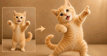 Hướng dẫn tạo video mèo nhảy như người bằng AI