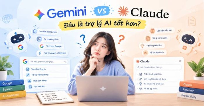Gemini vs Claude: Đâu là trợ lý AI tốt hơn?