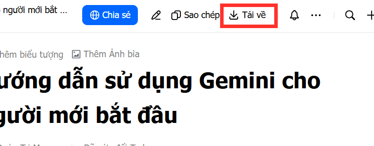 Tải tài liệu tạo trên Dola AI