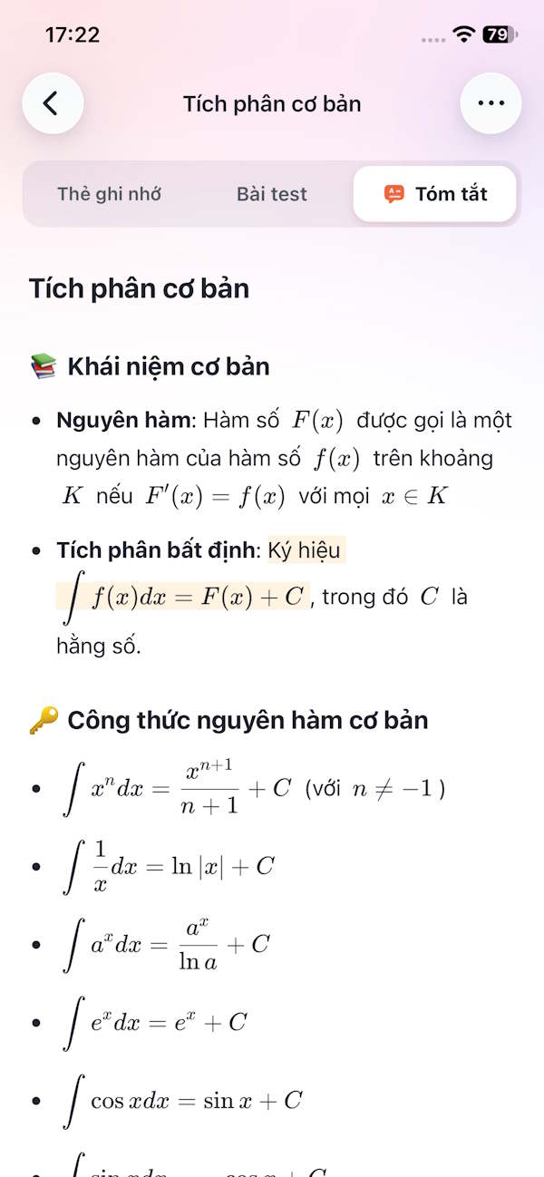 Nội dung tóm tắt AI từ kiến thức
