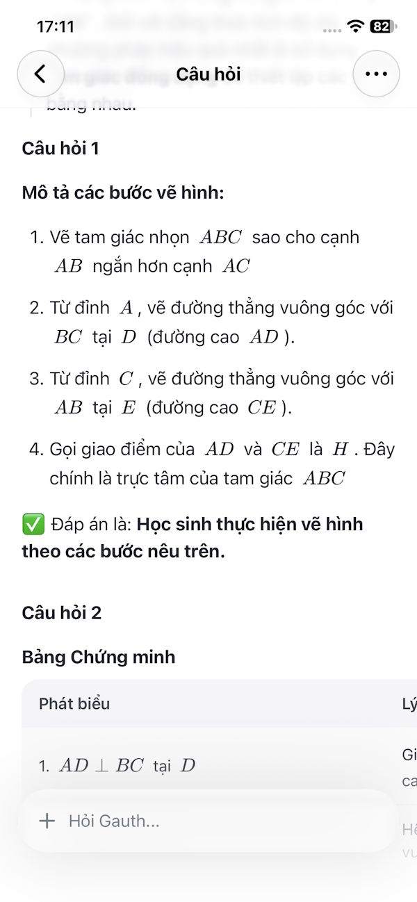 Hướng dẫn vẽ hình học chi tiết