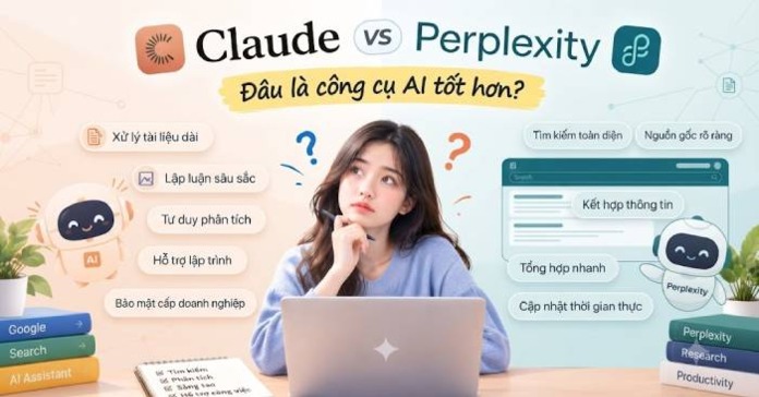 Claude vs Perplexity: Đâu là công cụ AI tốt hơn?