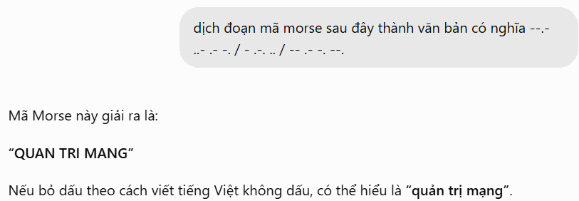 Giải mã ký tự Morse bằng AI