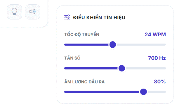 Điều chỉnh ký tự đầu ra