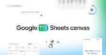 Lựa chọn ứng dụng doanh nghiệp đầu tiên để thực hiện bằng Google Sheets Canvas 