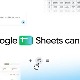 Lựa chọn ứng dụng doanh nghiệp đầu tiên để thực hiện bằng Google Sheets Canvas 