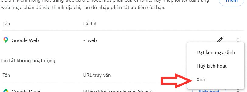 Đổi công cụ tìm kiếm mặc định trên Chrome 