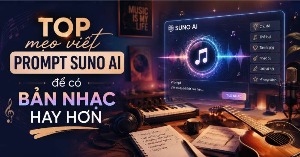 8 mẹo viết prompt Suno AI để có bản nhạc hay hơn