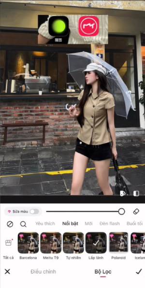 Giao diện của Meitu