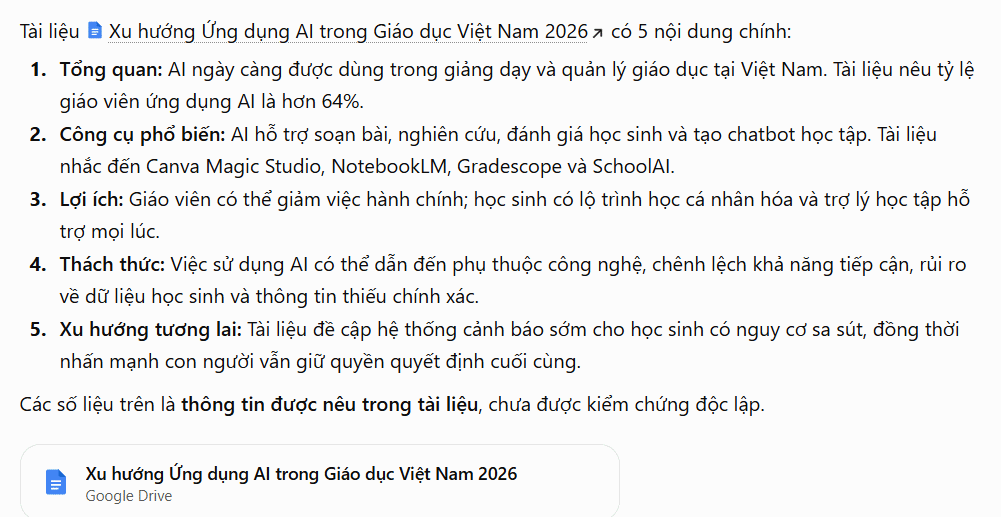 Đọc và tóm tắt tài liệu Google trên ChatGPT
