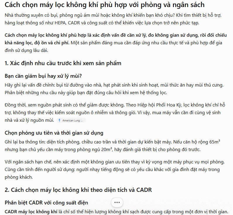 Prompt tạo bài SEO hoàn chỉnh