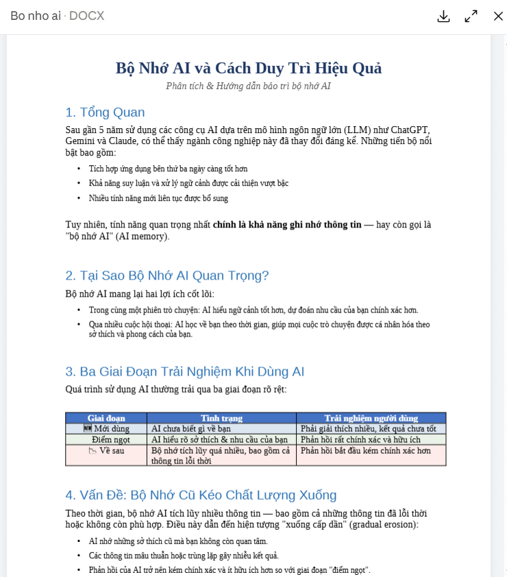 Nội dung tài liệu Word trên Claude
