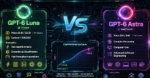 So sánh GPT-6 Sol, Luna và Astra: Nên chọn mô hình nào của OpenAI?