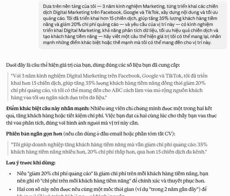 Xác định giá trị cá nhân