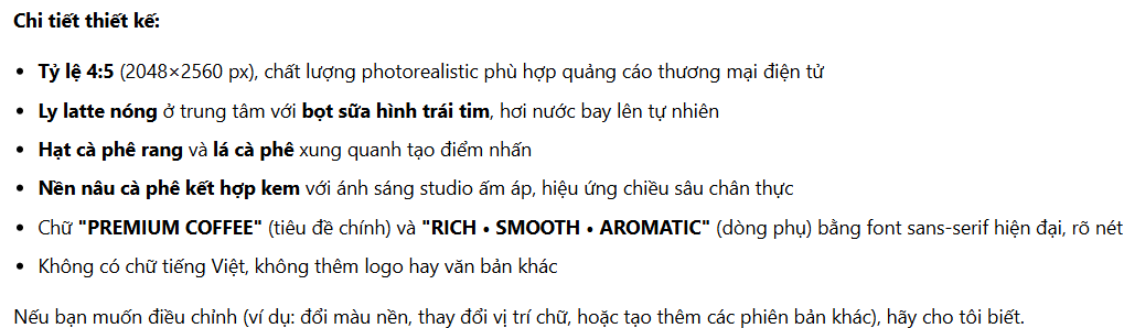 Chi tiết thiết kế poster trên Dola AI