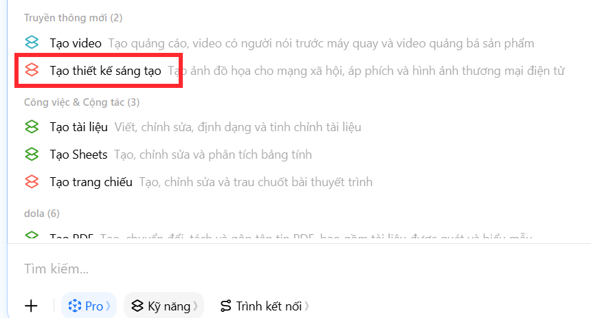 Thiết kế poster quảng cáo trên Dola AI