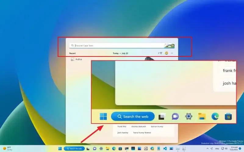 Menu Start trên Windows 11