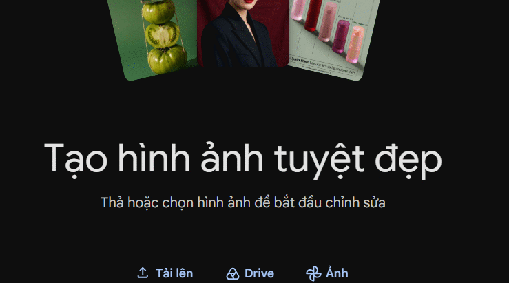 Tải ảnh chỉnh sửa lên Google Pics
