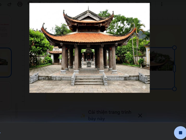 Tạo ảnh hoàn thiện bằng Google Pics trên Google Slides